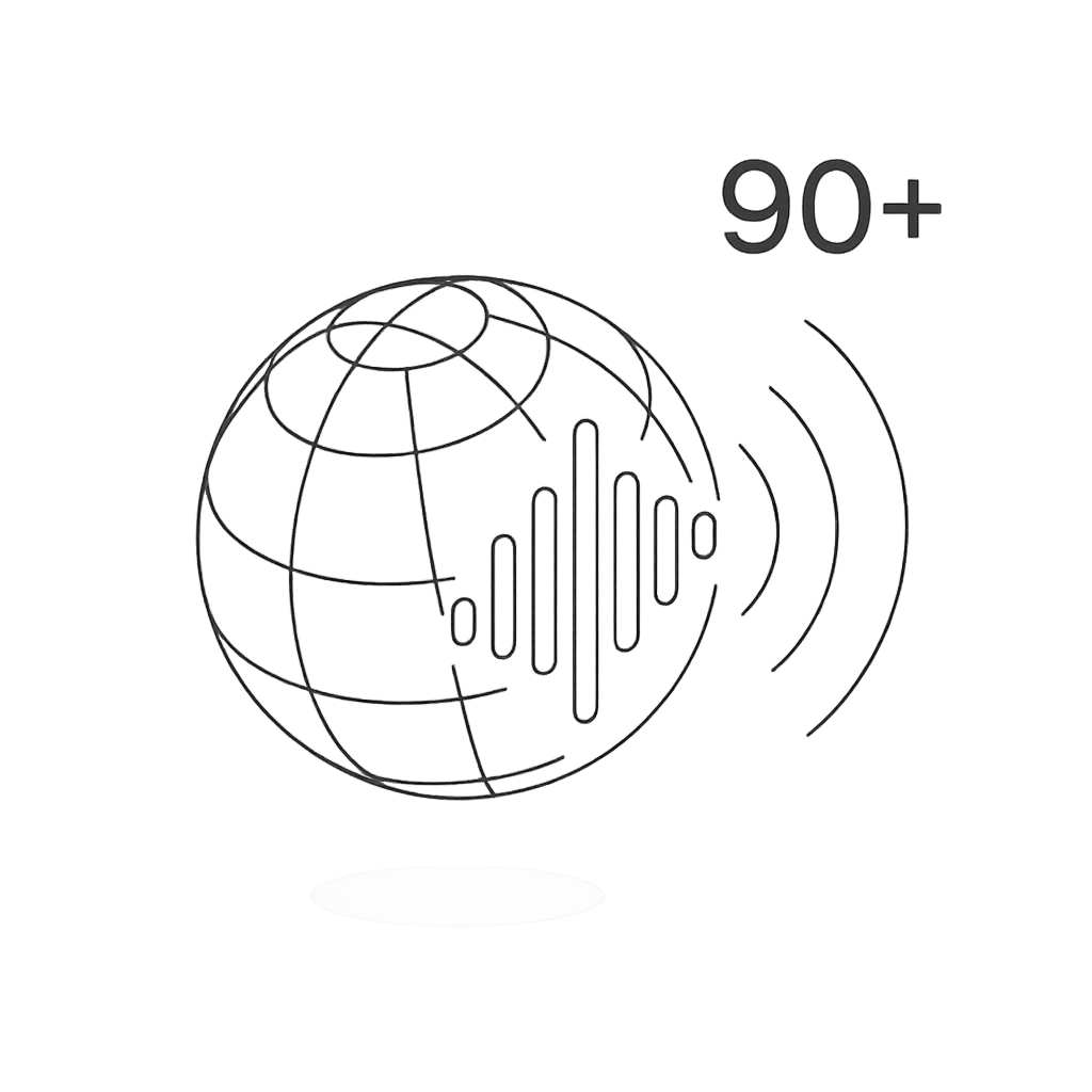 90+ languages feature illustration